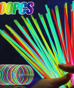 Glowsticks Multicolor 50/100 Stuks - Feestverlichting & Armbanden
