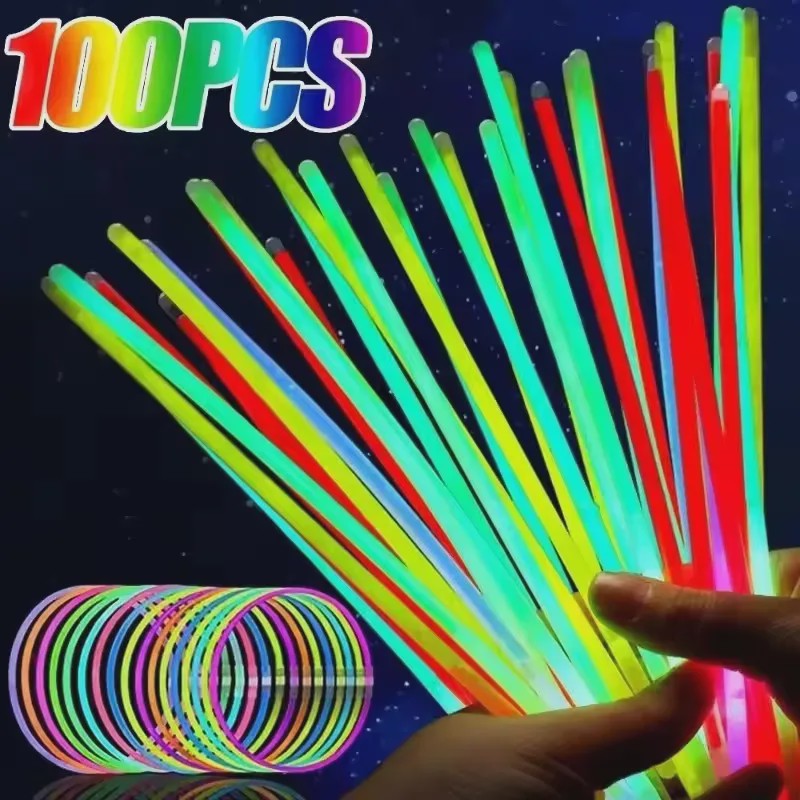Glowsticks Multicolor 50/100 Stuks - Feestverlichting & Armbanden