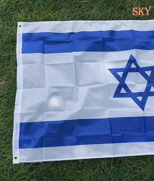 Nationale Vlag van Israël - Polyester - 60x90cm & 90x150cm
