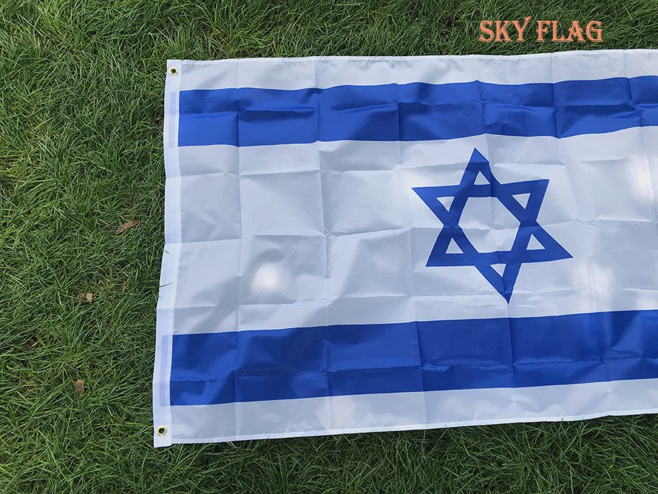 Nationale Vlag van Israël - Polyester - 60x90cm & 90x150cm