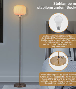 Stijlvolle Sfeer Plafondlamp met Bolvormige Glazen Kap - 160 cm