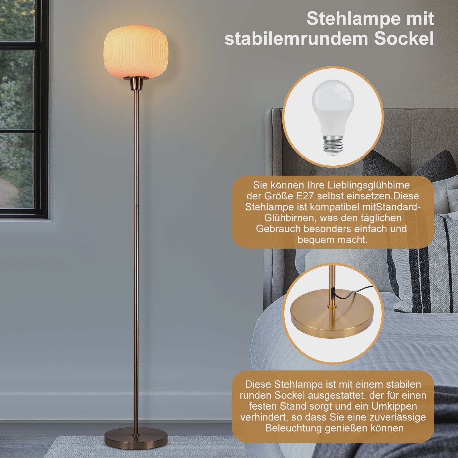 Stijlvolle Sfeer Plafondlamp met Bolvormige Glazen Kap - 160 cm