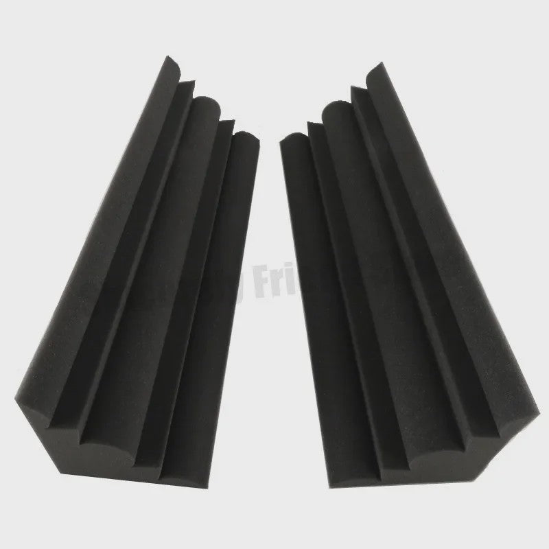 8x Akoestisch Schuim Panelen - 12x12x48cm Hoge Dichtheid Geluidsisolatie Hoek Basstraps