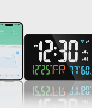 Intelligente WiFi Klok met Datum, Temperatuur & Vochtigheid - LED Display