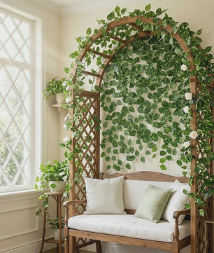 Kunstmatige Klimop Slinger - Groene Nep Plant voor Tuin, Muur, Bruiloft & Feest Decoratie