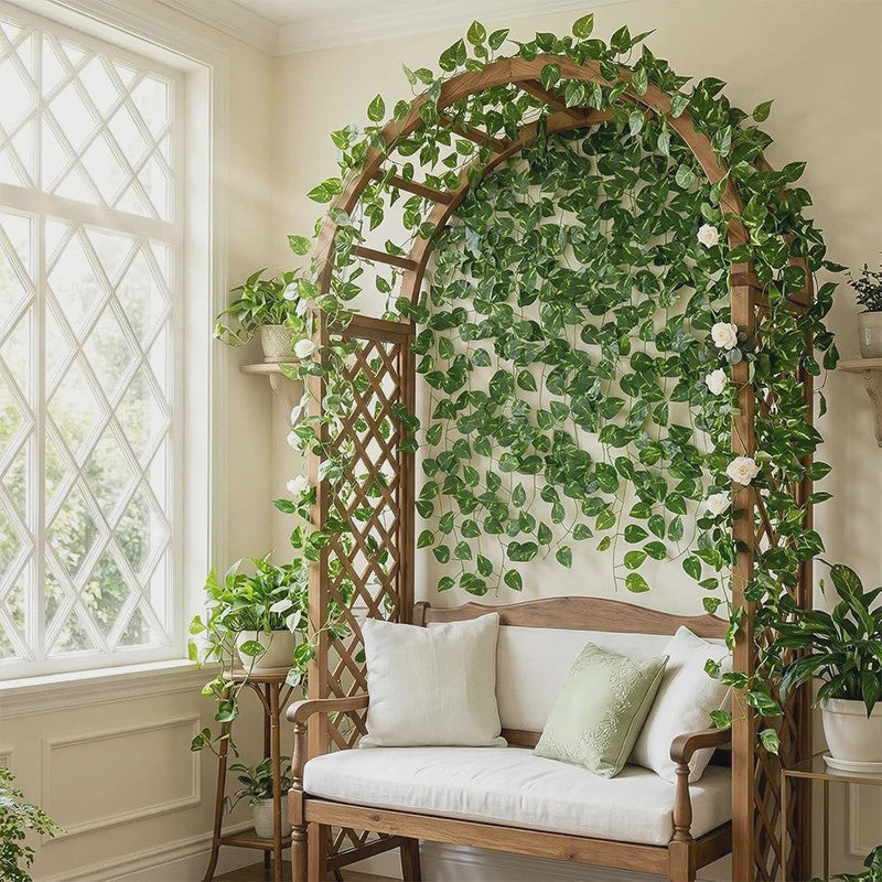 Kunstmatige Klimop Slinger - Groene Nep Plant voor Tuin, Muur, Bruiloft & Feest Decoratie