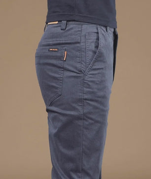 Herfst/Winter Heren Slim Fit Katoenen Broek - Casual & Zakelijk