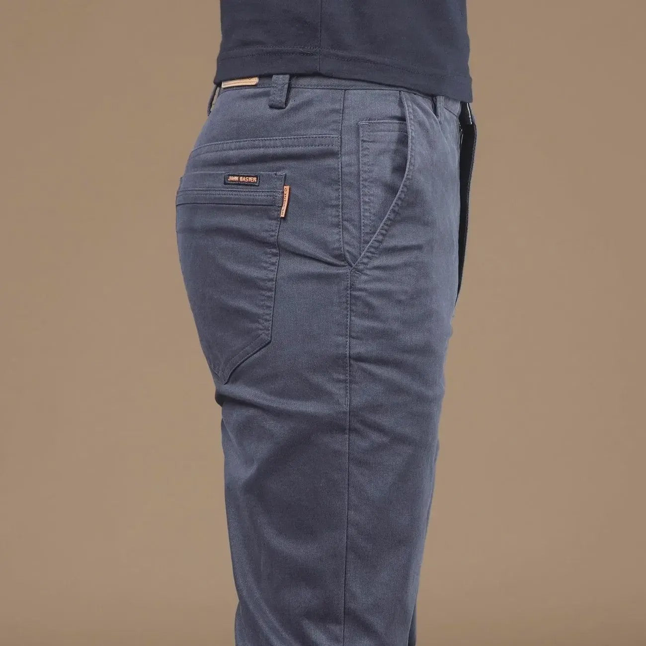 Herfst/Winter Heren Slim Fit Katoenen Broek - Casual & Zakelijk