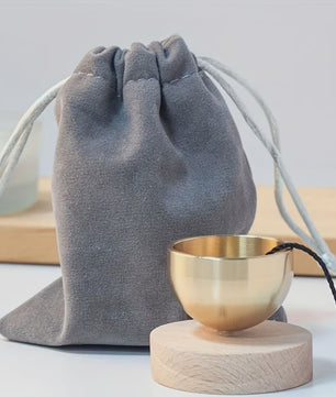 Mini Zangkom Set - Meditatie Klankschaal met Heldere Tonen, voor Yoga en Ontspanning