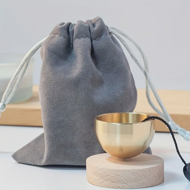 Mini Zangkom Set - Meditatie Klankschaal met Heldere Tonen, voor Yoga en Ontspanning