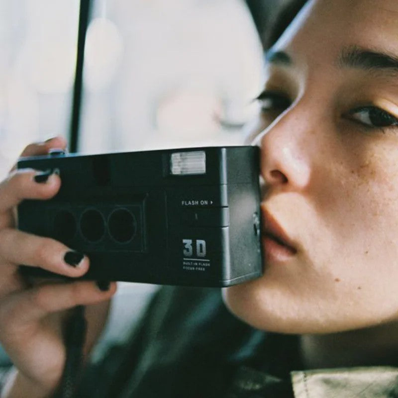 RETO 3D Filmcamera - Stereoscopische Point-and-Shoot met Ingebouwde Flits