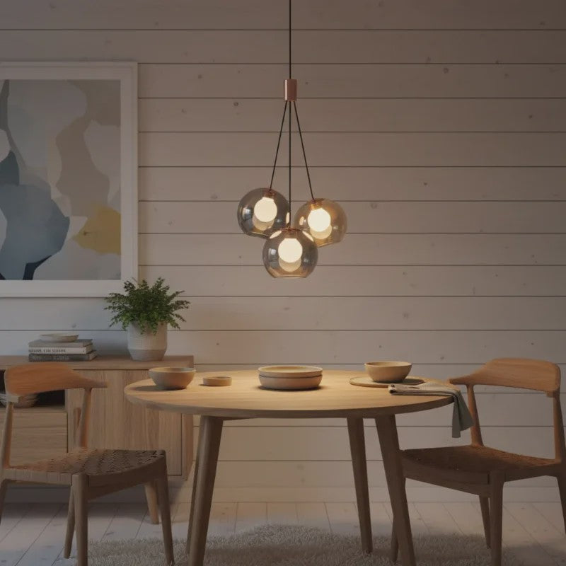 Moderne Bubble Glas Hanglamp - Stijlvolle Plafondlamp voor Eetkamer, Bar & Café