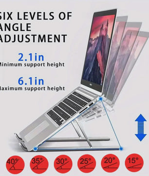 Verstelbare Laptopstandaard - Ergonomisch en Draagbaar