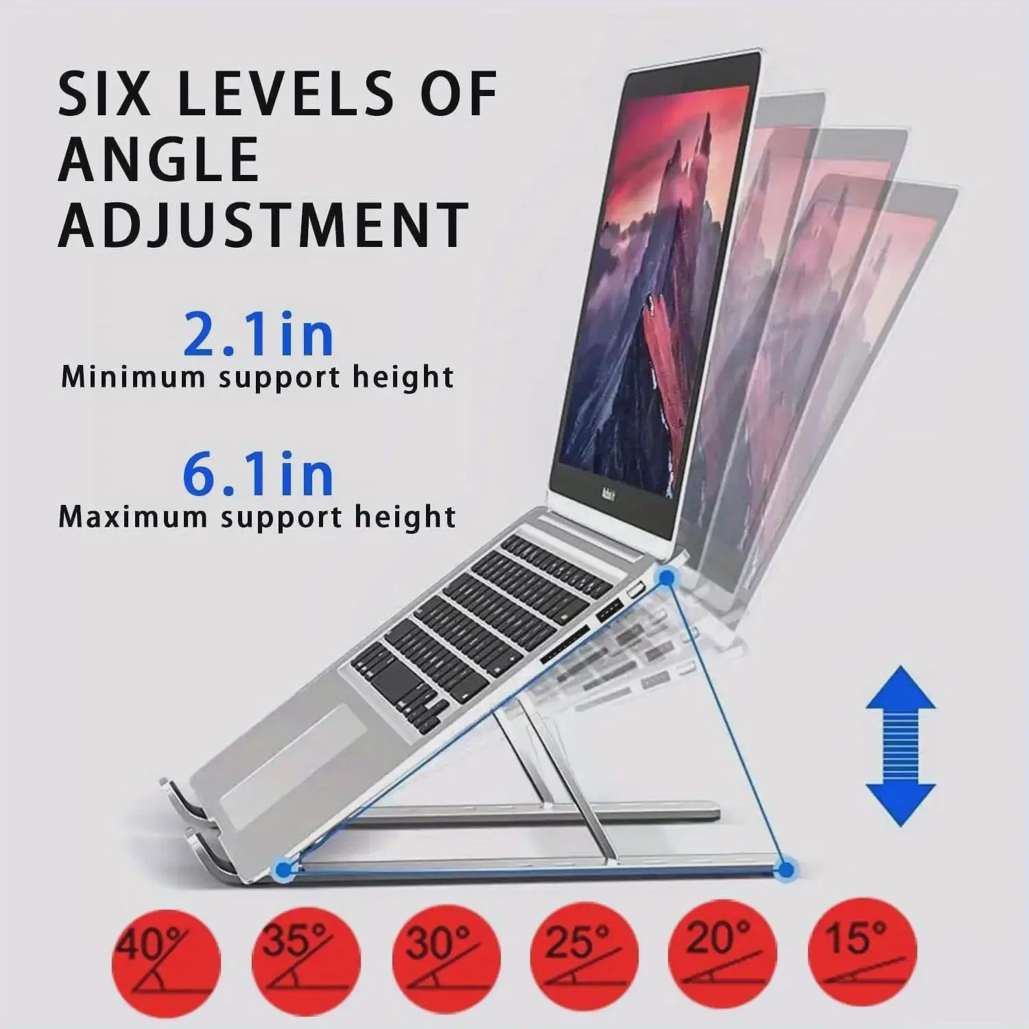Verstelbare Laptopstandaard - Ergonomisch en Draagbaar