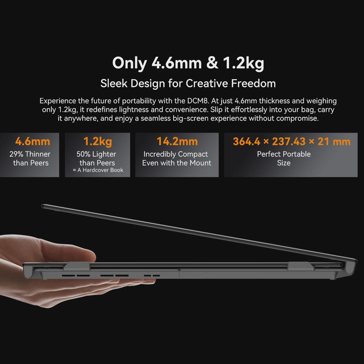 Blackview DCM8 Draagbare Triple Monitor - 15.3" IPS FHD, 100W PD, Plug & Play