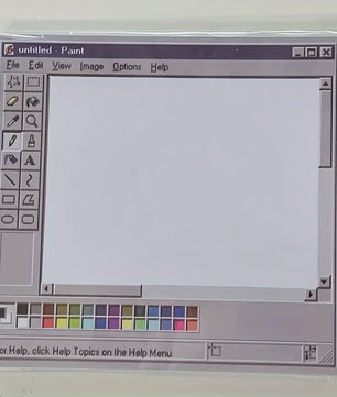 Vintage Paint Interface Sticky Notes - 50 Vel Vellen voor Kunstenaars & Kantoor