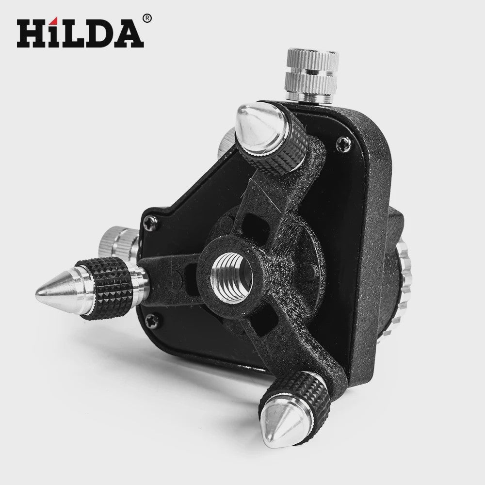 HILDA 360° Precisie Roterende Laser Level Basis met 1/4" & 5/8" Schroefdraad