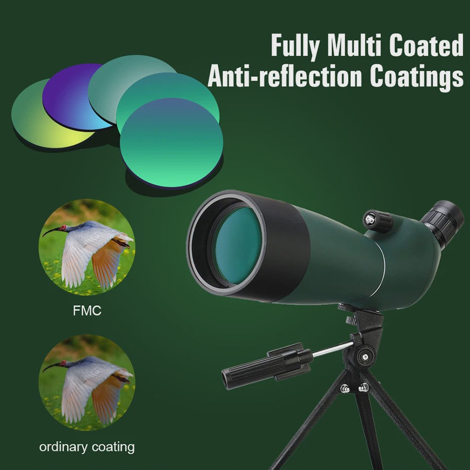 SVBONY SV28 Spotting Scope 25-75x70mm - Krachtige Zoom Verrekijker voor Vogelspotten & Outdoor