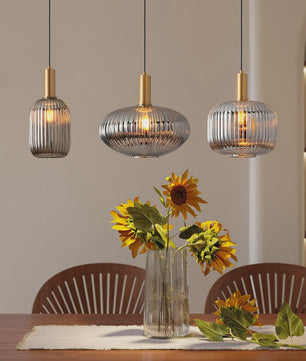 Moderne Glazen Hanglamp voor Eetkamer - Stijlvolle Plafondlamp