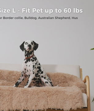 Luxe Fluffy Hondenkussen - Extra Zacht & Wasbaar Hondensofa voor Winterse Warmte