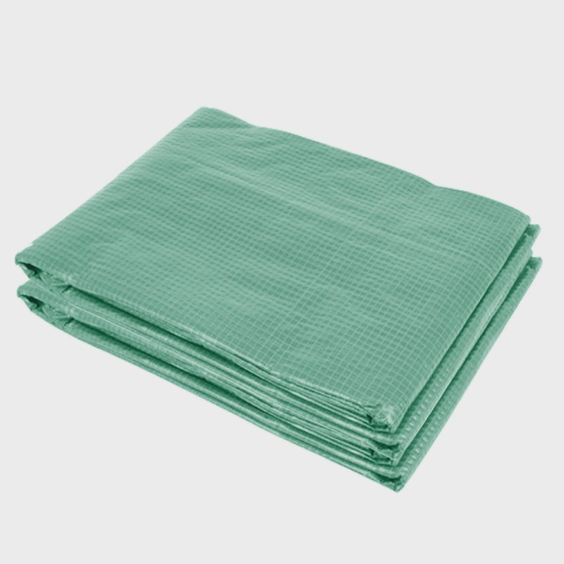 Outsunny Tunnel Kas Cover 6x3x2m met 12 Ramen en Roldeur - Bescherm uw Tuin