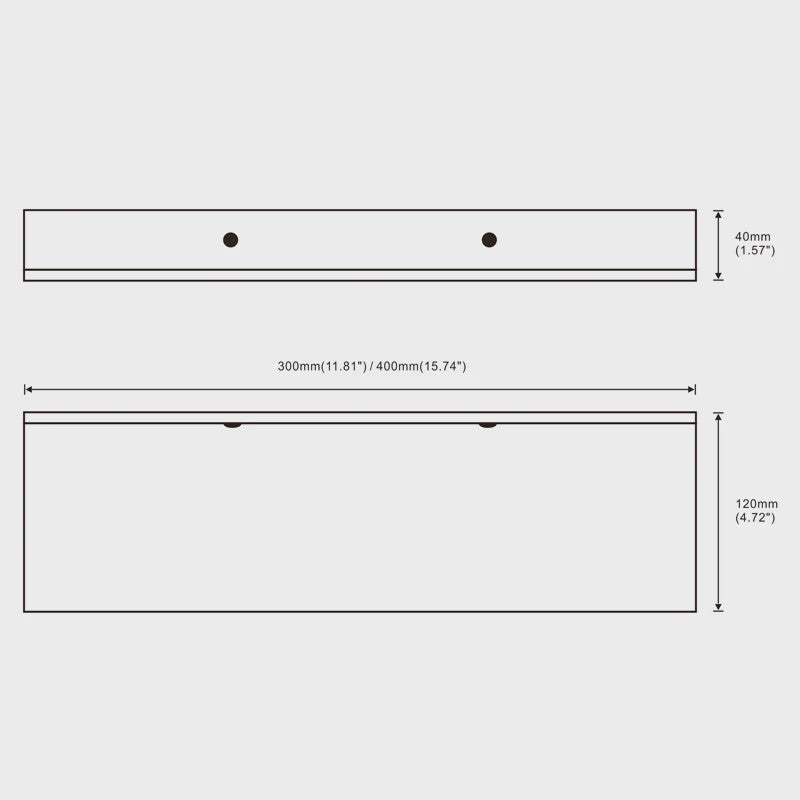 Aluminium Wandrek Zwart/Wit - Enkele Laag - Multifunctioneel voor Badkamer, Keuken & Toilet