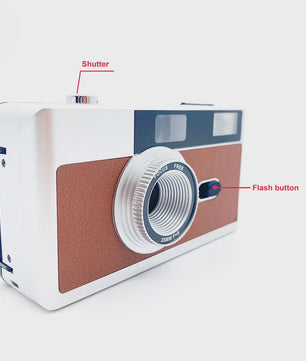 Lomo Retro Herbruikbare 35mm Film Camera met Flits - Vintage Stijl