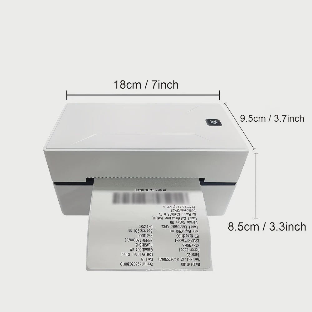 Marklife D100 Thermische Labelprinter: Print Verzending, Barcode & Bedanklabels Vanaf PC/Smartphone