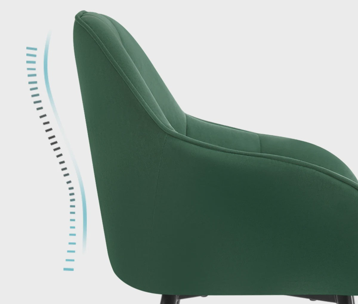 Gestoffeerde Eetkamerstoelen met Armleuningen - Set van 2 - Comfortabel & Stijlvol