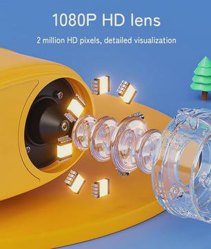 Draagbare Digitale Kinder Microscoop 1000x Zoom met 2.0" IPS Scherm - Educatief Cadeau