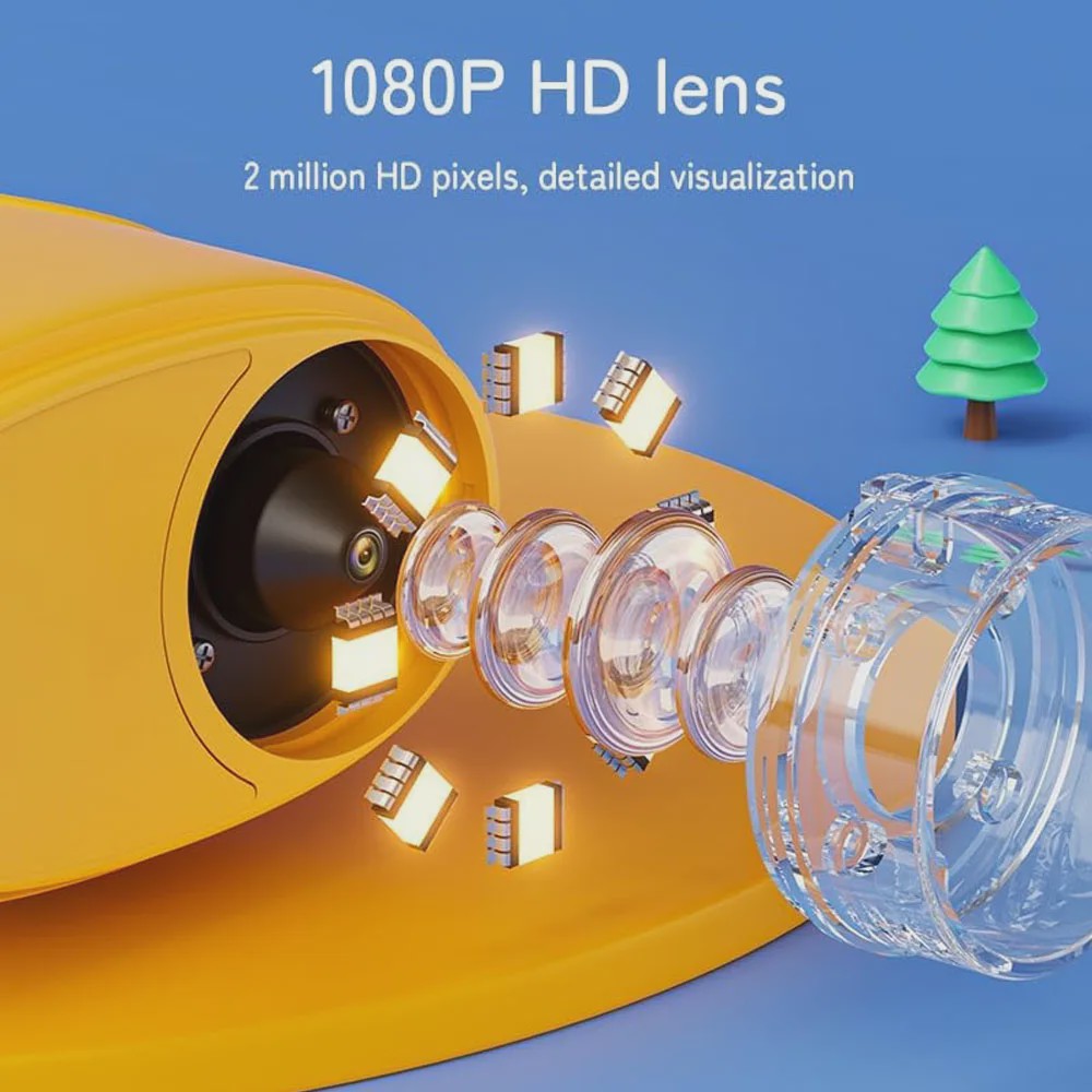 Draagbare Digitale Kinder Microscoop 1000x Zoom met 2.0" IPS Scherm - Educatief Cadeau