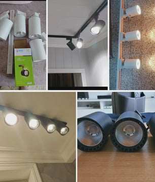 LED Railverlichting Set: 220V Plafondspots (12-40W) voor Woonkamer & Keuken