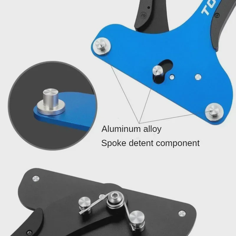 Professionele Fiets Spaakspanning Meter - Aluminiumlegering - Voor MTB & Racefiets Wielreparatie