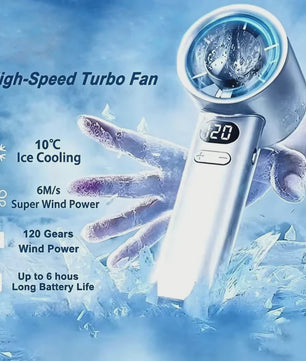 Bladeless Handheld Ventilator met 100 Snelheden & USB Opladen