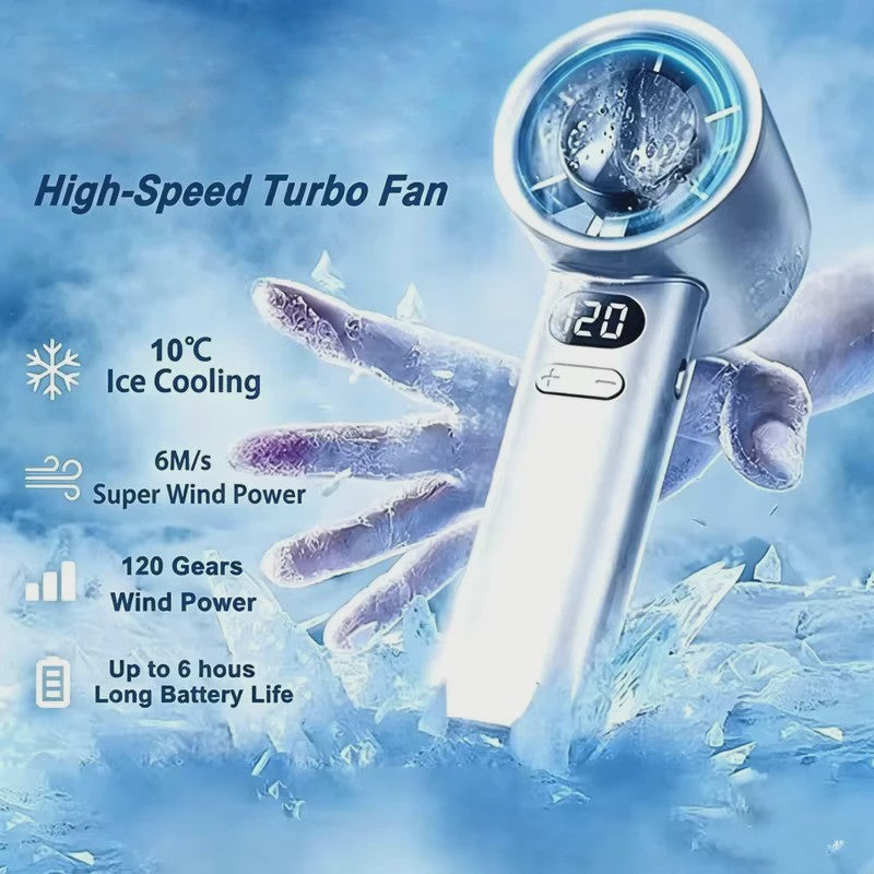 Bladeless Handheld Ventilator met 100 Snelheden & USB Opladen