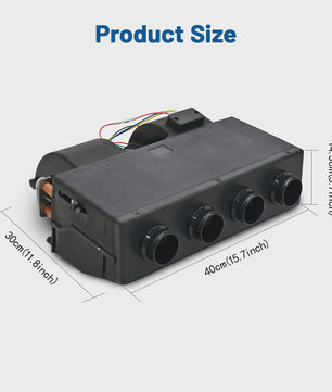 Universele 12V/24V Elektrische Airco & Verwarming Unit met Compressor voor Vrachtwagen en Camper