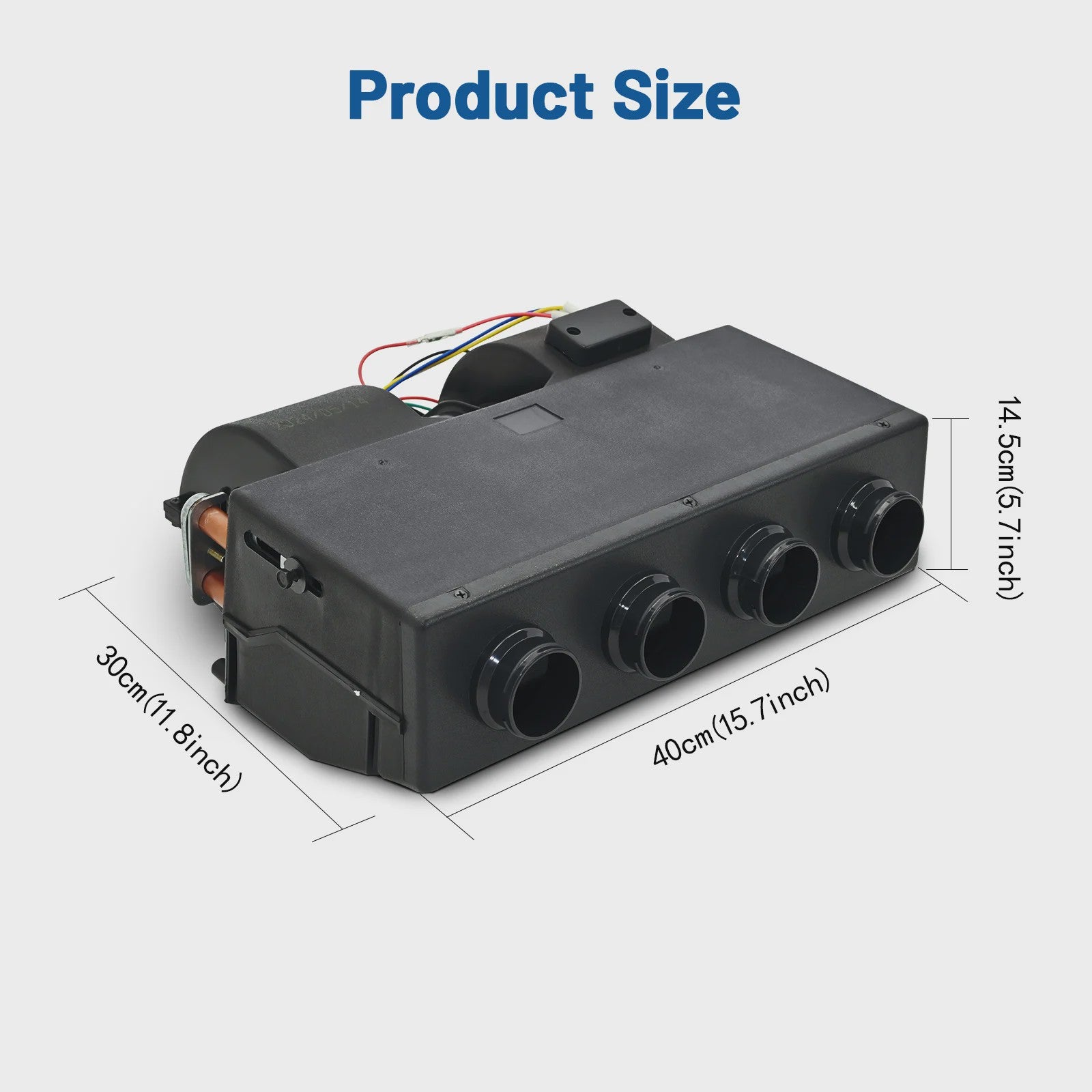 Universele 12V/24V Elektrische Airco & Verwarming Unit met Compressor voor Vrachtwagen en Camper