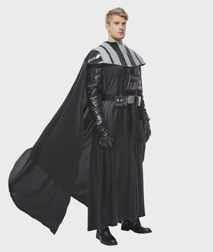Darth Vader Cosplay Kostuum Heren - Compleet Halloween Verkleedpak met Cape