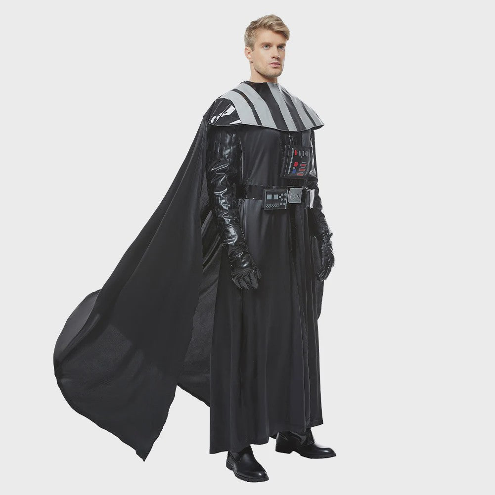 Darth Vader Cosplay Kostuum Heren - Compleet Halloween Verkleedpak met Cape