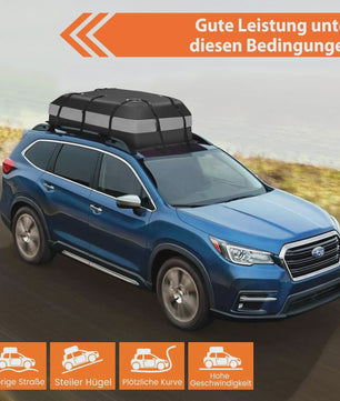 Waterdichte Dakkoffer 420L met Combinatieslot, Haken & Mat - Universeel voor Alle Auto's