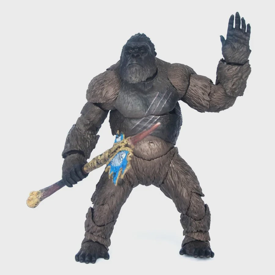King Kong Actiefiguur 14cm - Godzilla vs. Kong (2021) - Beweegbare Gewrichten & Accessoires