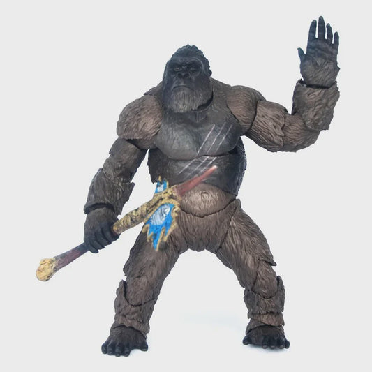 King Kong Actiefiguur 14cm - Godzilla vs. Kong (2021) - Beweegbare Gewrichten & Accessoires
