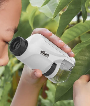 Draagbare Kinder Microscoop 60-120x met LED Licht - Ontdek de Wetenschap!