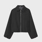 Dames Cropped Bomberjack - Lichtgewicht Demi-Season Jas met Rits