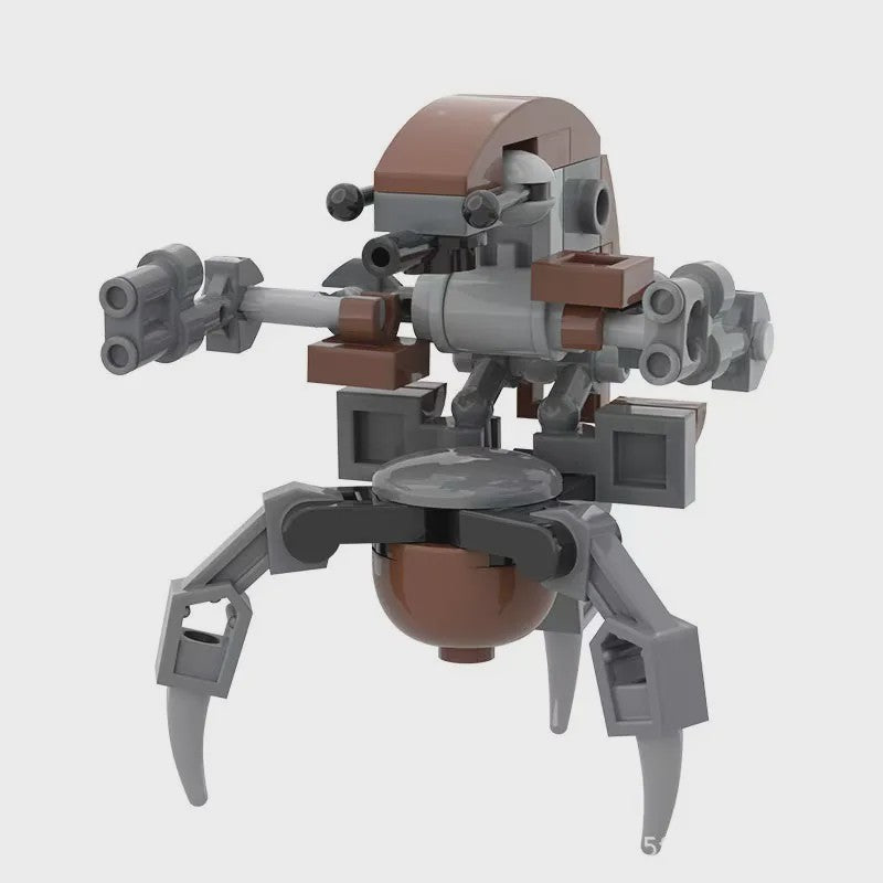 10x Bouwstenen Droideka Destroyer Droids - Star Wars Clone Robot Speelgoed
