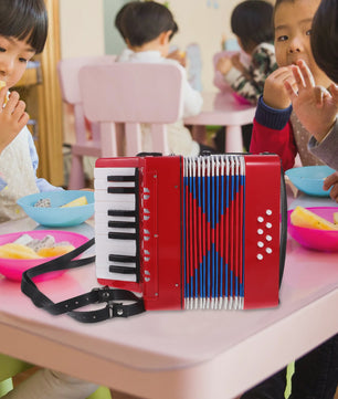 Rode Kinderaccordeon - Leerzame Muziekinstrument voor Beginners