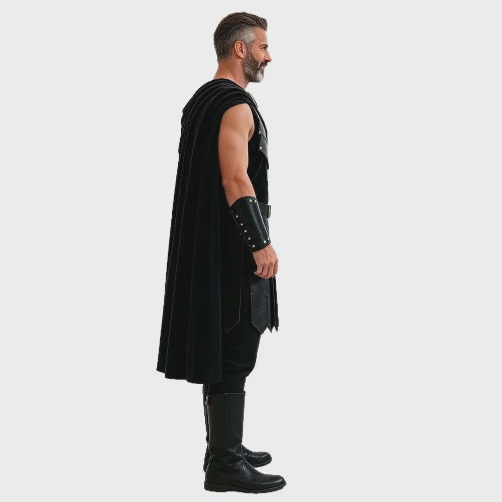 Odysseus Ridder Kostuum Zwart - Volwassen Cosplay & Halloween