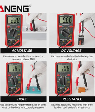 ANENG DM850 Digitale Multimeter - Professionele Spannings- en Stroomtester