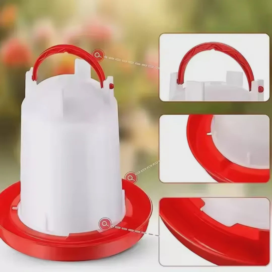 Automatische Kippen Drinkbak 3L - Plastic Watertrog voor Pluimvee