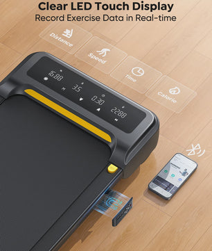 Toputure TP3 Walking Pad Loopband - 10 km/u, 9% Incline, 2.5PK, Compact & Slim
